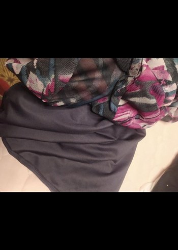 Kadın Çok Renkli Fırfırlı Kısa Elbise - Görsel 3