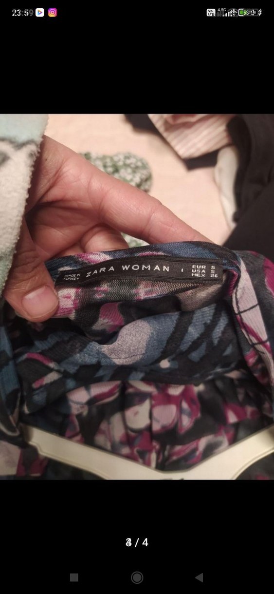 Kadın Çok Renkli Fırfırlı Kısa Elbise - Görsel 4