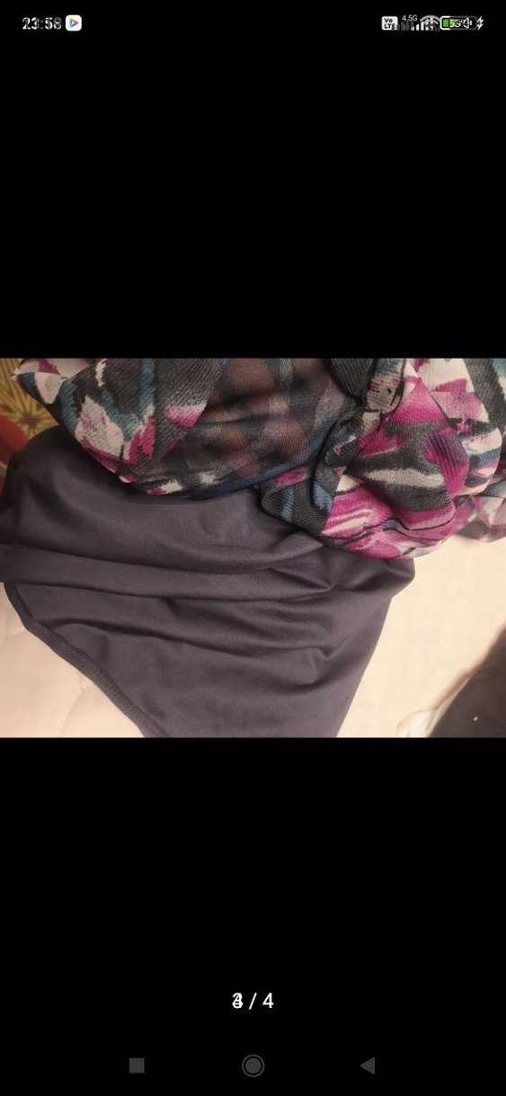 Kadın Çok Renkli Fırfırlı Kısa Elbise - Görsel 3