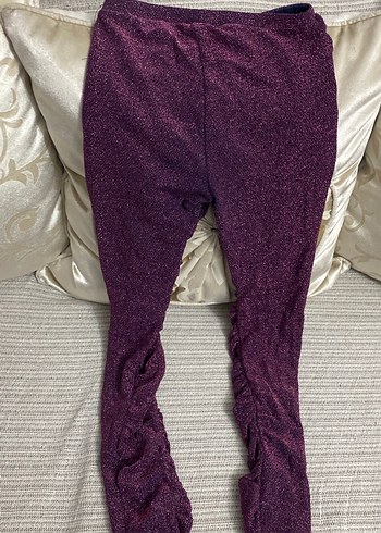 Parlak Mor Drapeli cocuk Tayt - Görsel 4