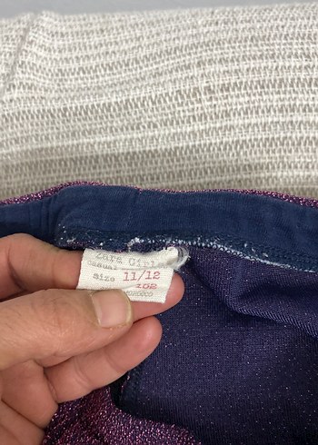 Parlak Mor Drapeli cocuk Tayt - Görsel 3