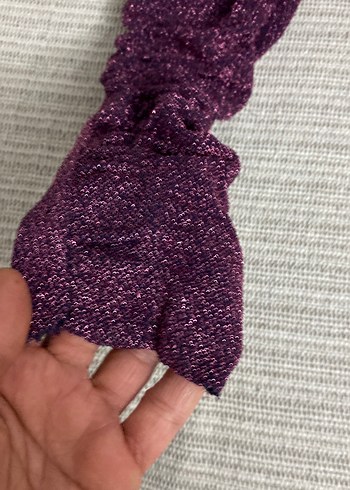 Parlak Mor Drapeli cocuk Tayt - Görsel 2