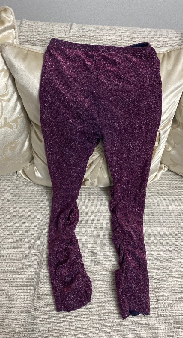 Parlak Mor Drapeli cocuk Tayt - Görsel 4