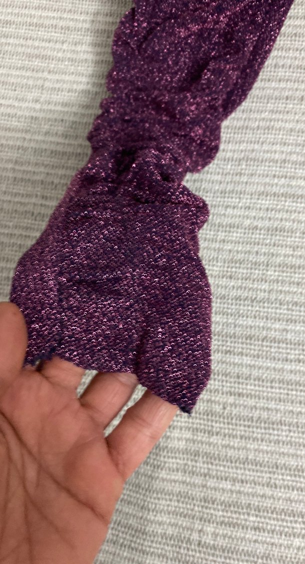 Parlak Mor Drapeli cocuk Tayt - Görsel 2