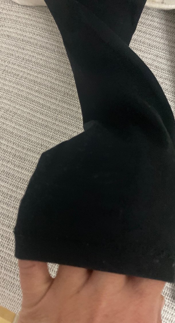 Kız Çocuk Siyah Baskılı Streç Tayt - Görsel 2