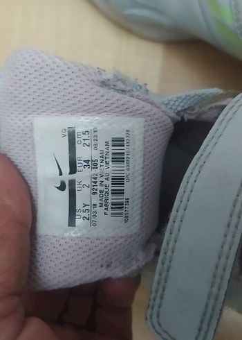 Nike unisex Çocuk Gri Beyaz Spor Ayakkabı - Görsel 5