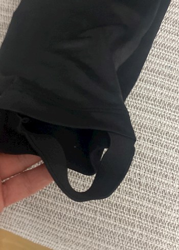 Siyah Kemerli Kadın Kumaş Pantolon - Görsel 2