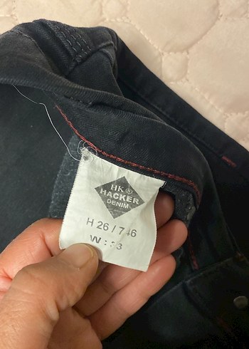 Erkek Siyah Regular Fit Denim Pantolon - Görsel 6