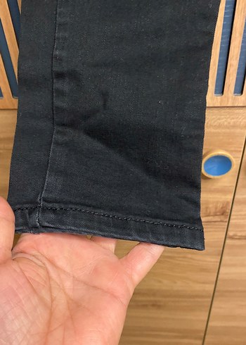 Erkek Siyah Regular Fit Denim Pantolon - Görsel 2