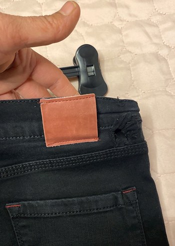 Erkek Siyah Regular Fit Denim Pantolon - Görsel 5
