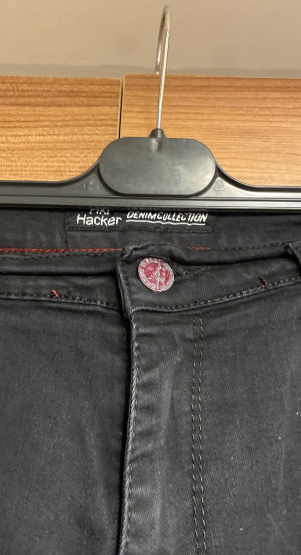 Erkek Siyah Regular Fit Denim Pantolon - Görsel 3