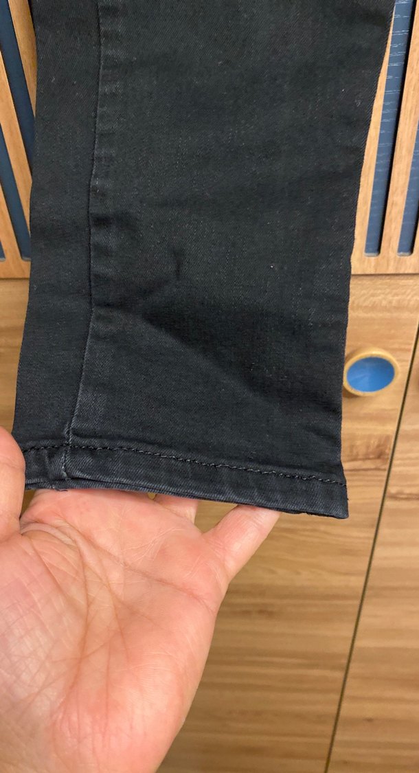 Erkek Siyah Regular Fit Denim Pantolon - Görsel 2