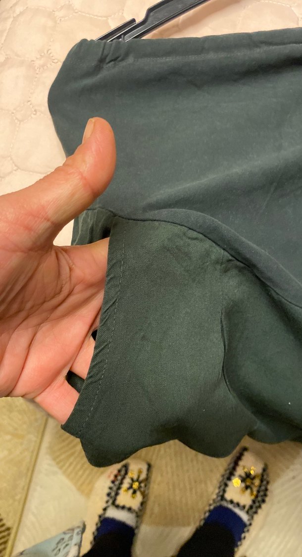 Kemerli Haki Hamile Pantolonu - Görsel 3