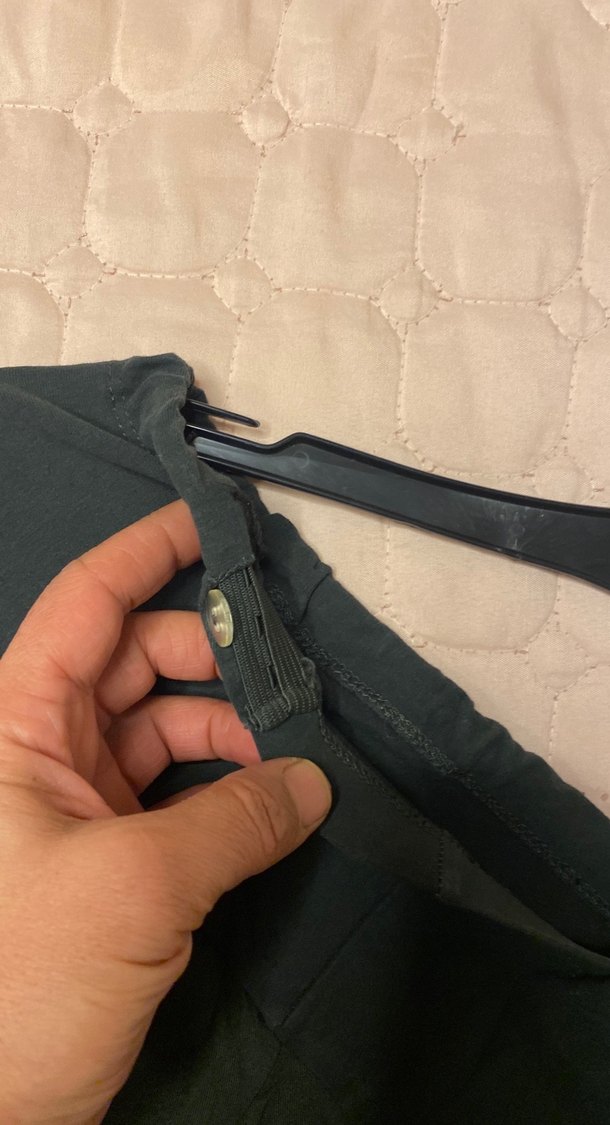 Kemerli Haki Hamile Pantolonu - Görsel 5