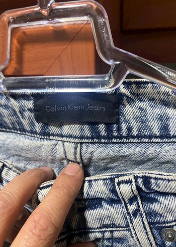 Gri Mavi Kadın Midi Boy Geniş Kesim Kot Pantolon - Görsel 3