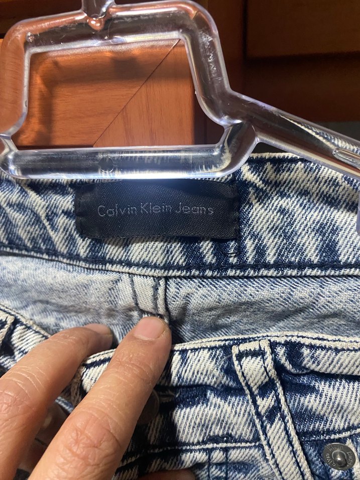 Gri Mavi Kadın Midi Boy Geniş Kesim Kot Pantolon - Görsel 3