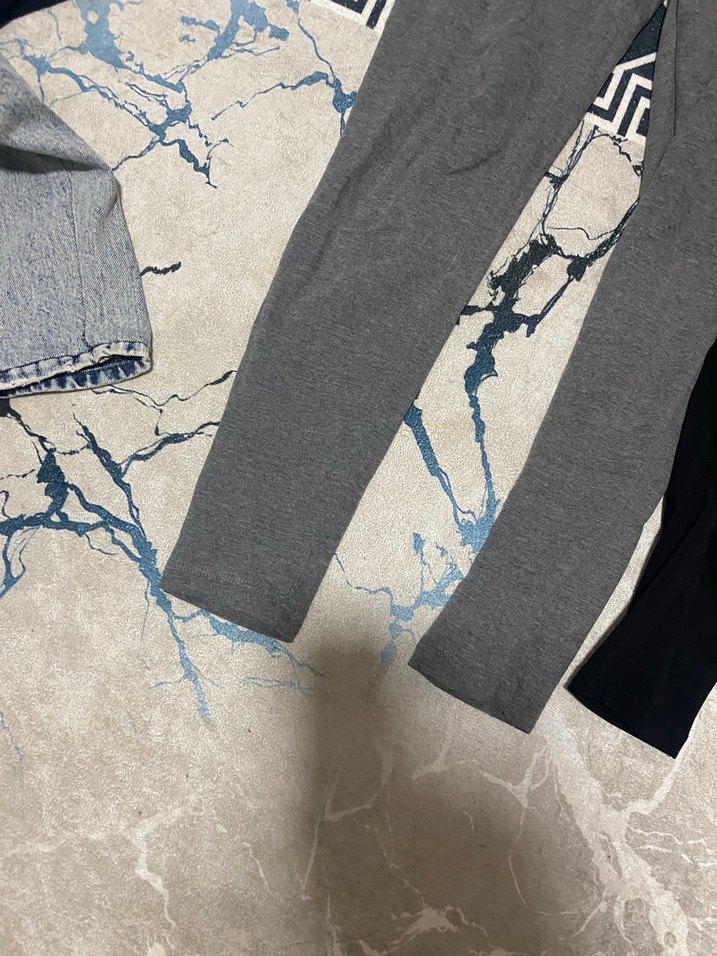 Siyah, Esnek, Midi Boy Kadın Tayt - Görsel 3