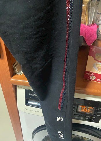 Siyah Baskılı Kadın Eşofman Altı - Görsel 3