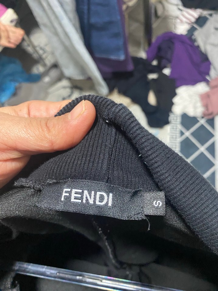 Siyah Baskılı Kadın Eşofman Altı - Görsel 5