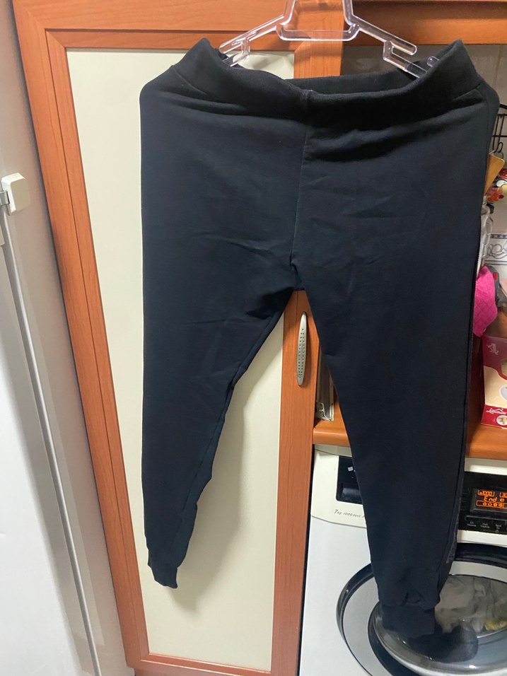 Siyah Baskılı Kadın Eşofman Altı - Görsel 2