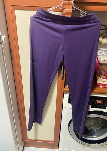 Mor Kemerli Kadın Eşofman Altı - Görsel 4