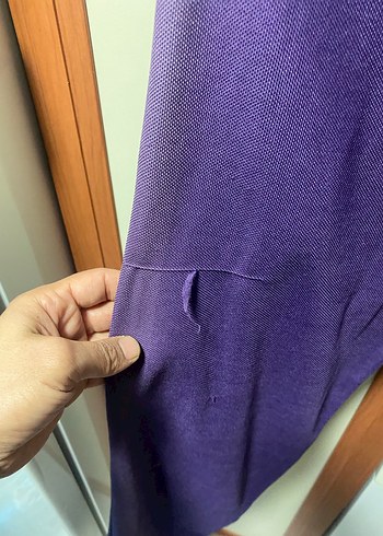 Mor Kemerli Kadın Eşofman Altı - Görsel 3