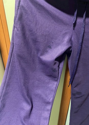 Mor Kemerli Kadın Eşofman Altı - Görsel 6