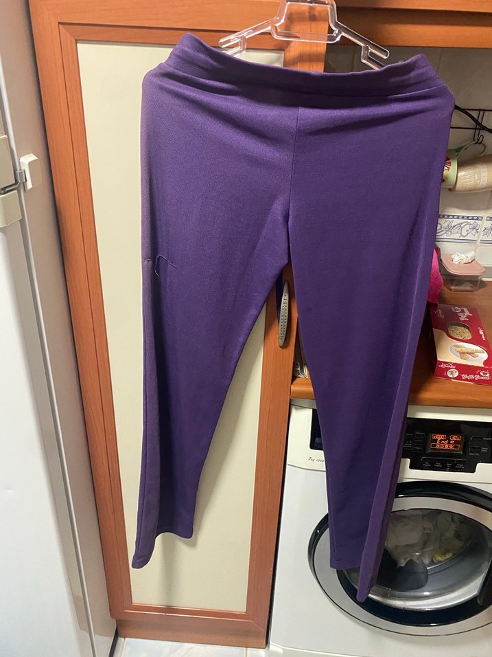 Mor Kemerli Kadın Eşofman Altı - Görsel 4