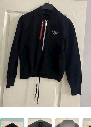 Prada Siyah Bomber Ceket