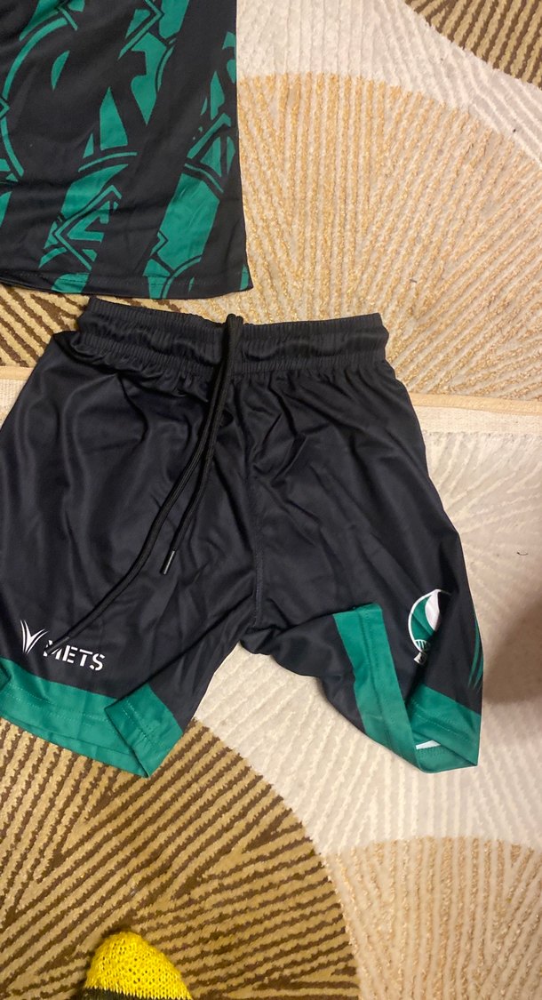 Çocuk Siyah Yeşil Spor Takım Seti — görsel 3/7
