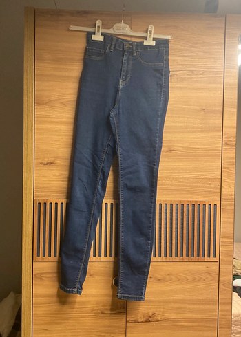 Defacto Koyu Mavi Dar Kesim Denim Jean