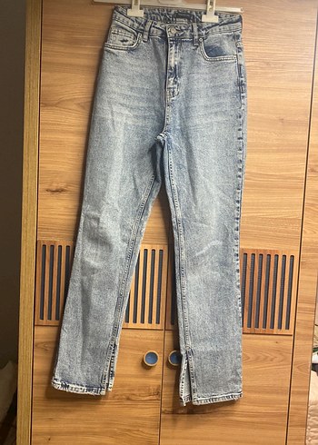 Trendyol & Milla Acik Mavi Yuksek Bel Denim Jean