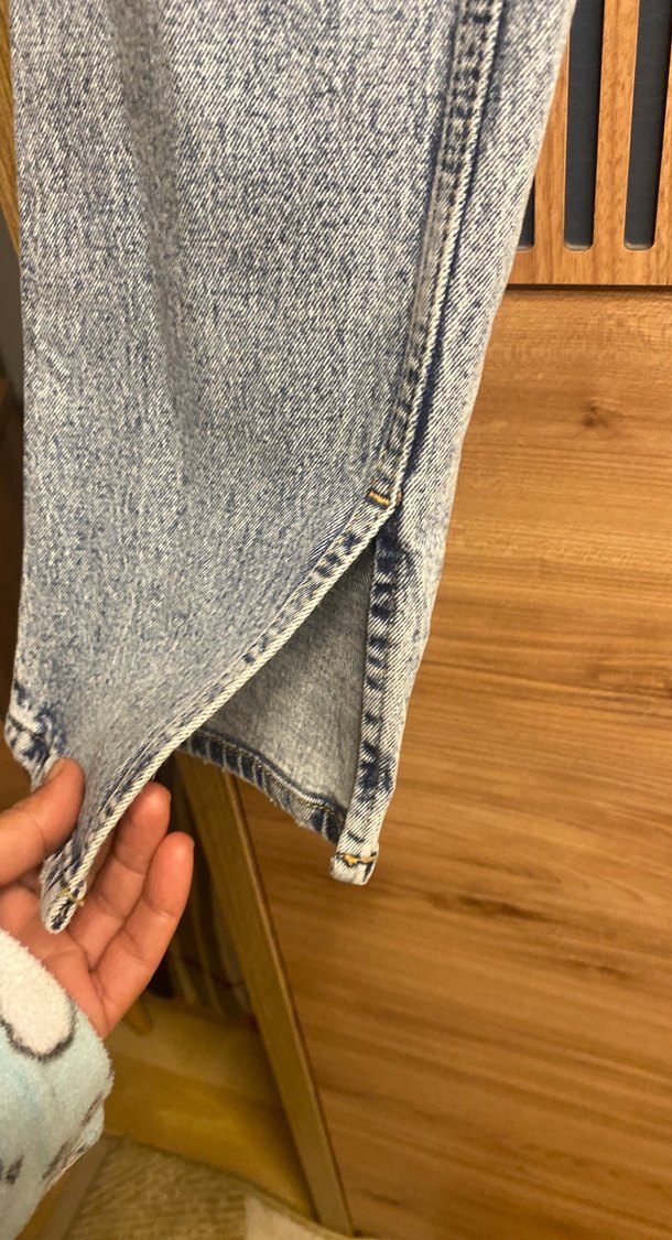 Açık Mavi Yüksek Bel Denim Jean — görsel 3/7