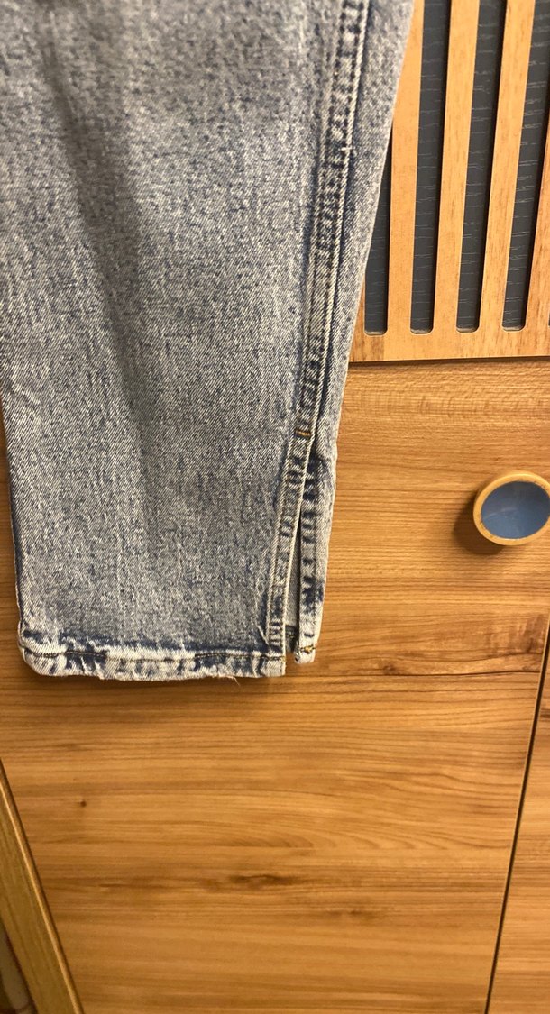 Açık Mavi Yüksek Bel Denim Jean — görsel 2/7