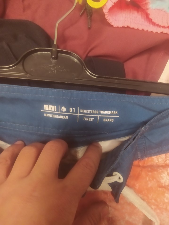 Erkek Çok Renkli Bağcıklı Kısa Mayo - Görsel 5