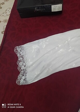 42 Beden beyaz Renk Saten pijama takımı