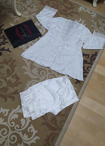 Saten pijama takımı