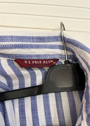 m Beden mavi Renk U.S POLO ASSN. Çizgili Gömlek Elbise