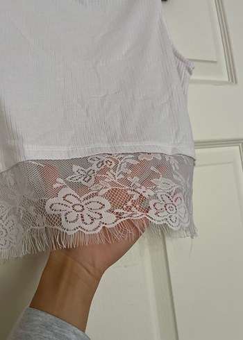 xs Beden LTB Marka Dantel Detaylı Bluz
