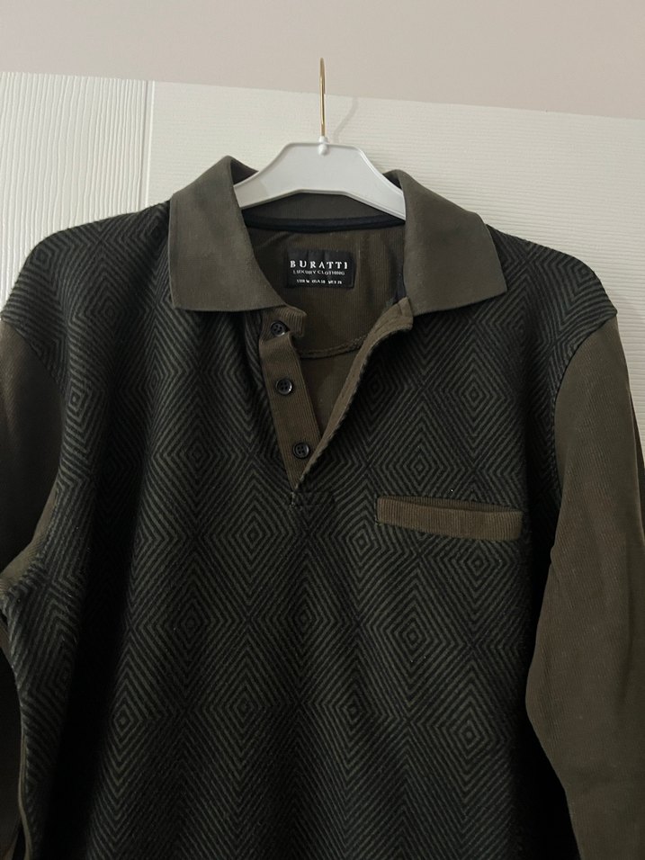 Haki Erkek Sweatshirt - Görsel 2