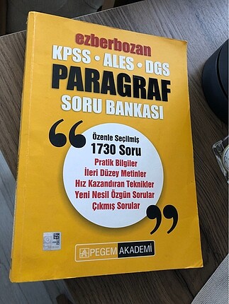 Paragraf soru kitabı