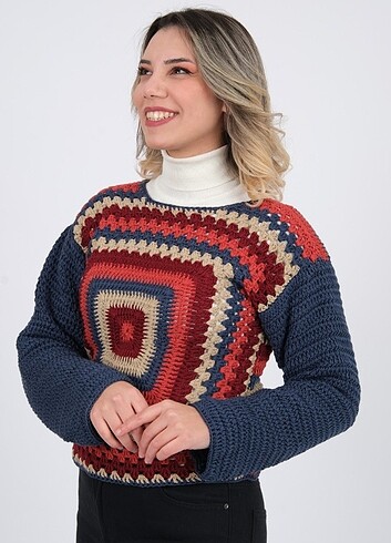 Zara Zara model el örgüsü kazak