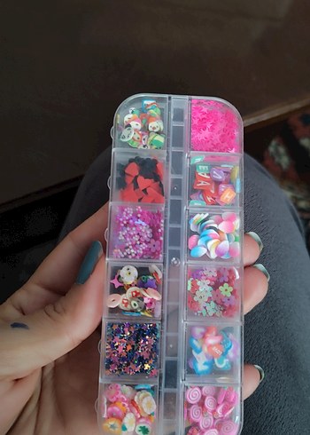 Pastel Renkli Çoklu Tırnak Süslemeleri Seti - Görsel 3