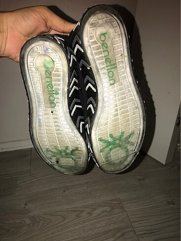 37 Beden siyah Renk Benetton Kadın Sneaker