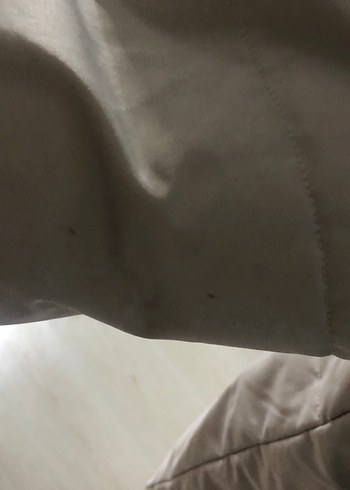 Mavi Bej Midi Kadın Mont - Görsel 6