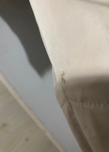 Mavi Bej Midi Kadın Mont - Görsel 5