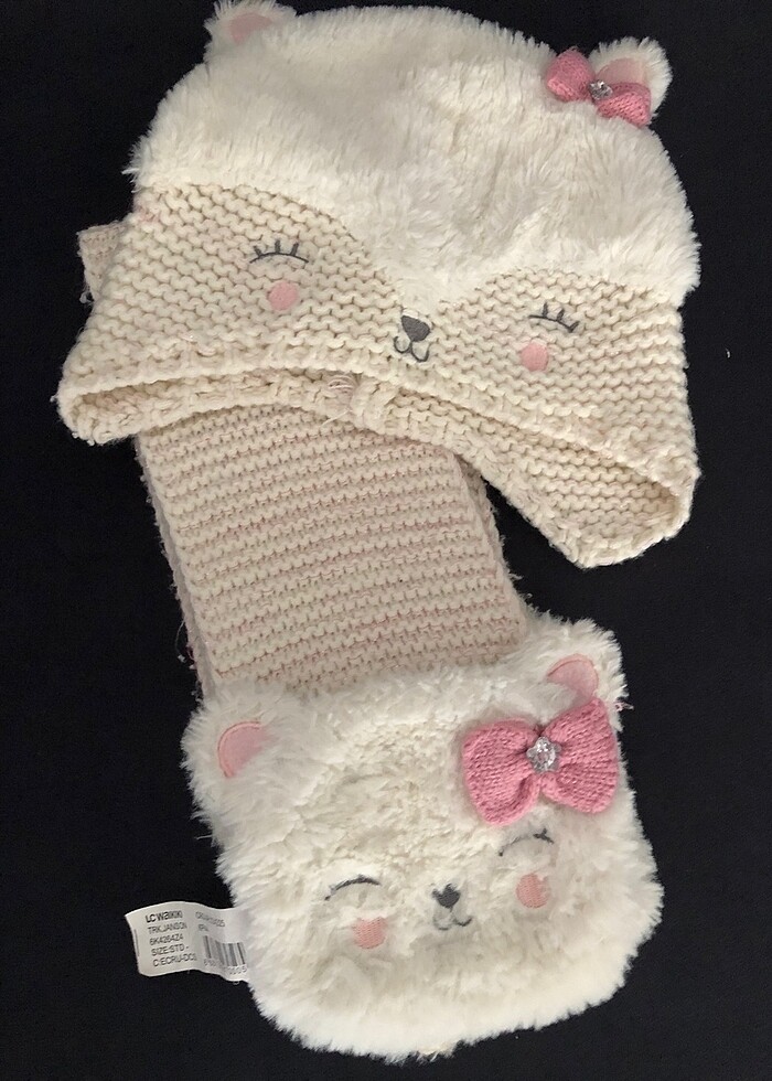 Lc waikiki kız çocuk şapka takımı - Görsel 3