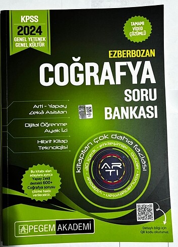 2024 KPSS COĞRAFYA SORU BANKASI