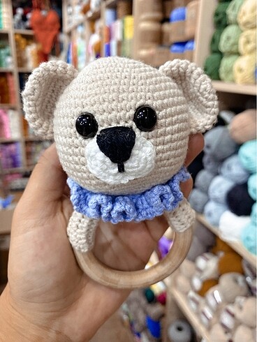 Amigurumi çıngırak oyuncak