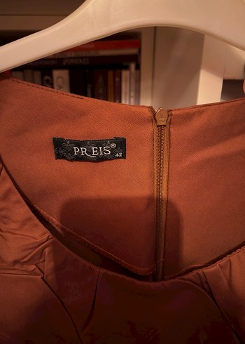 Uzun dar kemerli elbise - Görsel 2